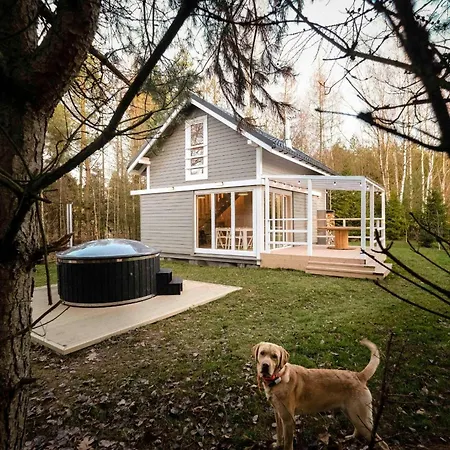 Cozywood Wypoczynkowe Z Balią I Sauną Na Kaszubach Dom wakacyjny Pomlewo